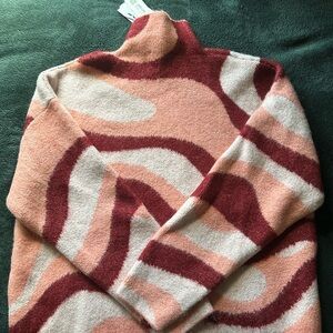 Stylish Women's Sweater in Pink and Red